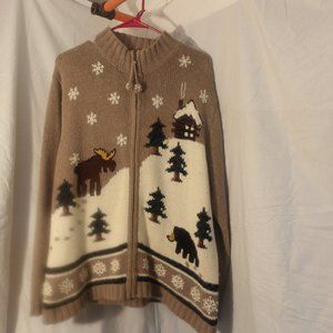Croft And Barrow Winter themed Sweater